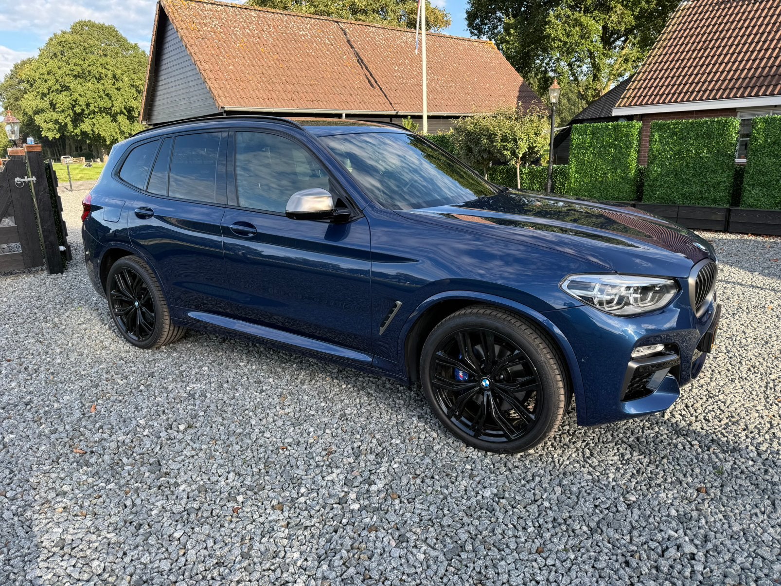 Nieuwstaat bmw X3 M40i blauw MPerformance 2018 full options, Automaat, Zwart, Blauw, Leder
