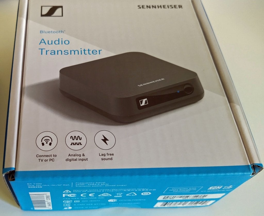 Sennheiser BT T100 Bluetooth audio transmitter – NIEUW!