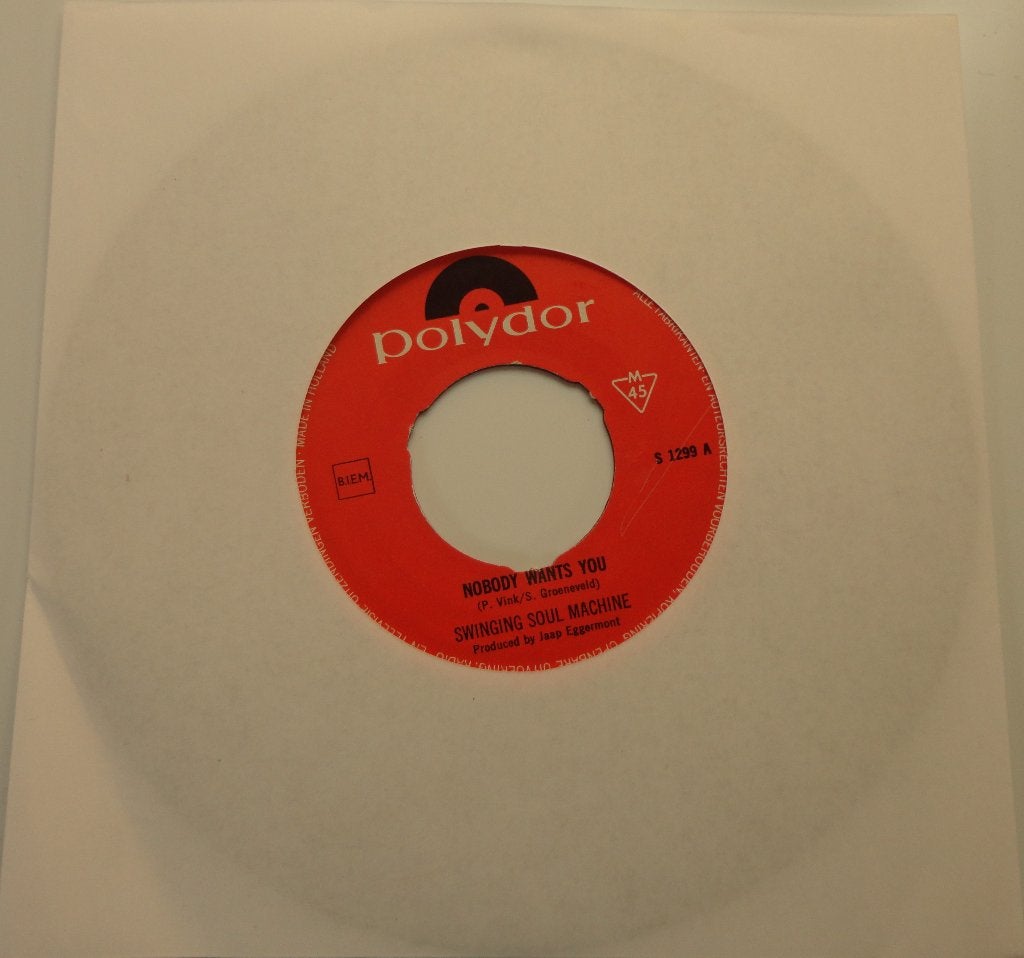 Swinging Soul Machine > Nobody wants you, Ophalen of Verzenden, Gebruikt, 7 inch, Pop