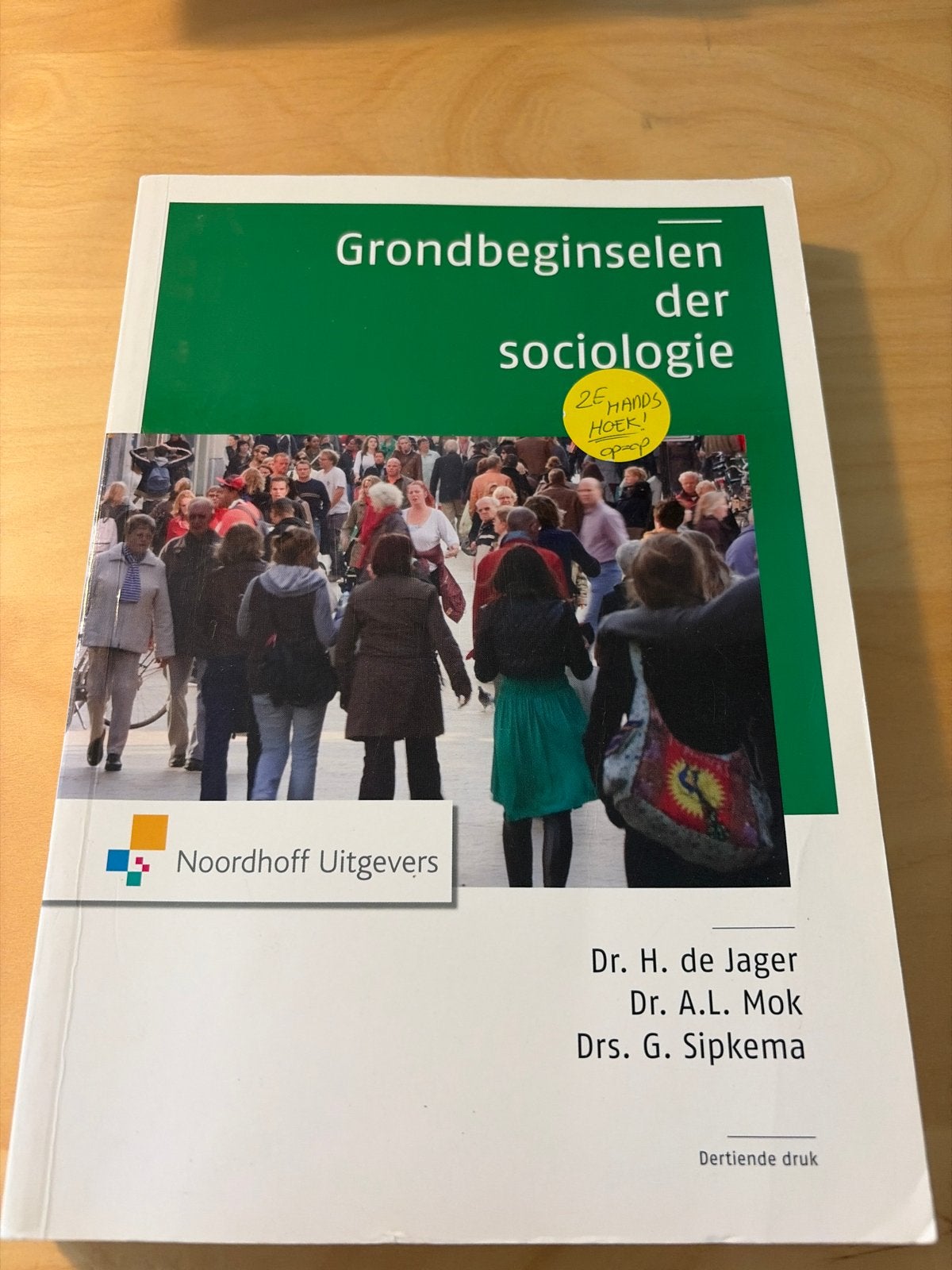 Grondbeginselen der sociologie - Dertiende druk, Boeken, Studieboeken en Cursussen, Ophalen, Gamma, Gelezen, HBO