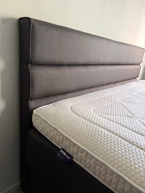 Swiss Sense 200x220 cm bruin, top voor lange mensen!, Ophalen, Strak modern, Gebruikt, Bruin