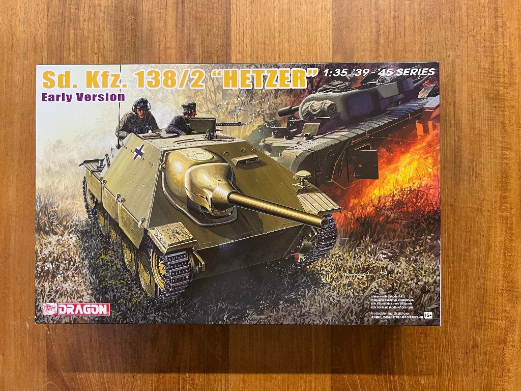 Dragon Sd.Kfz. 138/2 Hetzer 1:35 bouwpakket – 6708, Overige merken, Tank, 1:32 tot 1:50, Nieuw