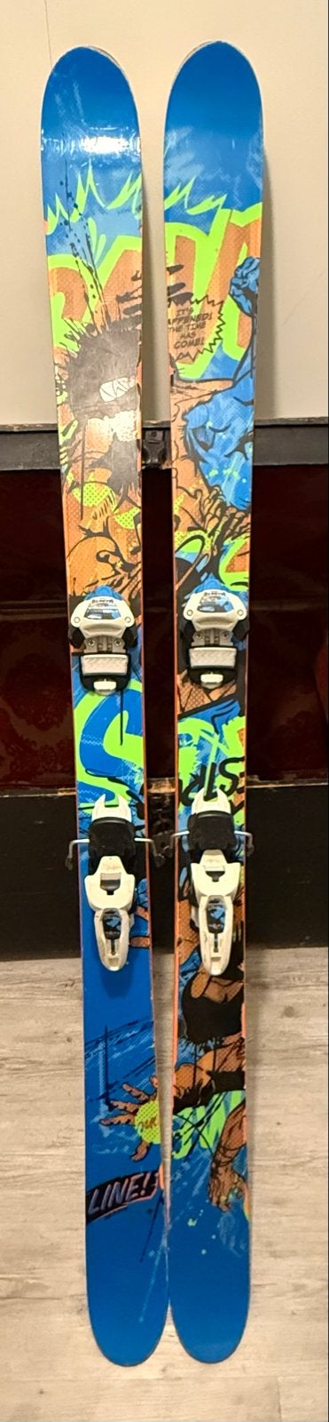 Line blend twintip ski’s 174 cm + Marker Griffon bindingen, 160 tot 180 cm, Gebruikt, Skiën, Ski's