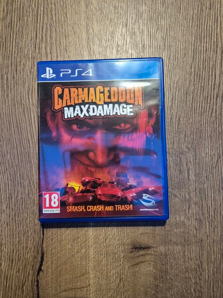 Carmageddon Max Damage PS4, Spelcomputers en Games, Games | Sony PlayStation 4, Online, Vanaf 18 jaar, 1 speler, Racen en Vliegen