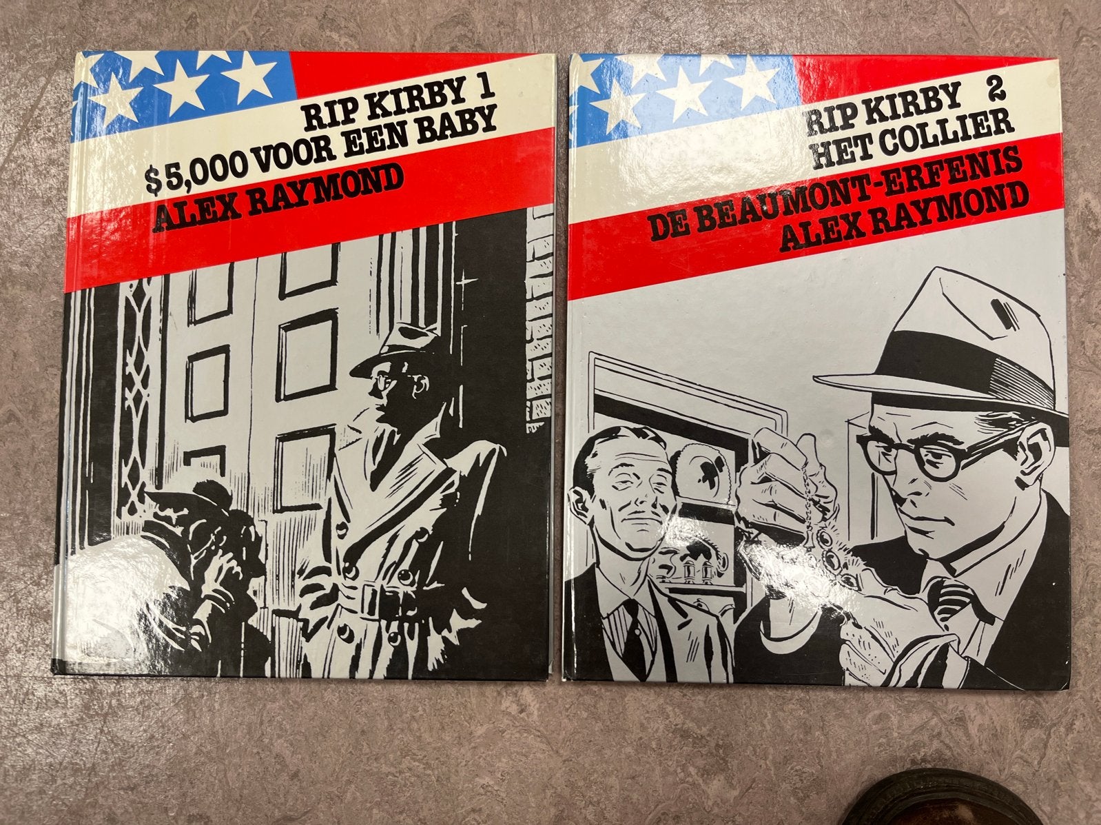 Rip Kirby 1 & 2 - Alex Raymond - Stripboeken in nieuwstaat, Meerdere stripboeken, Ophalen of Verzenden, Zo goed als nieuw