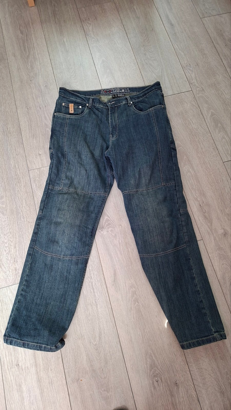 Motorjeans maat 54 Lookwell, Ophalen, Blauw, W36 - W38 (confectie 52/54)