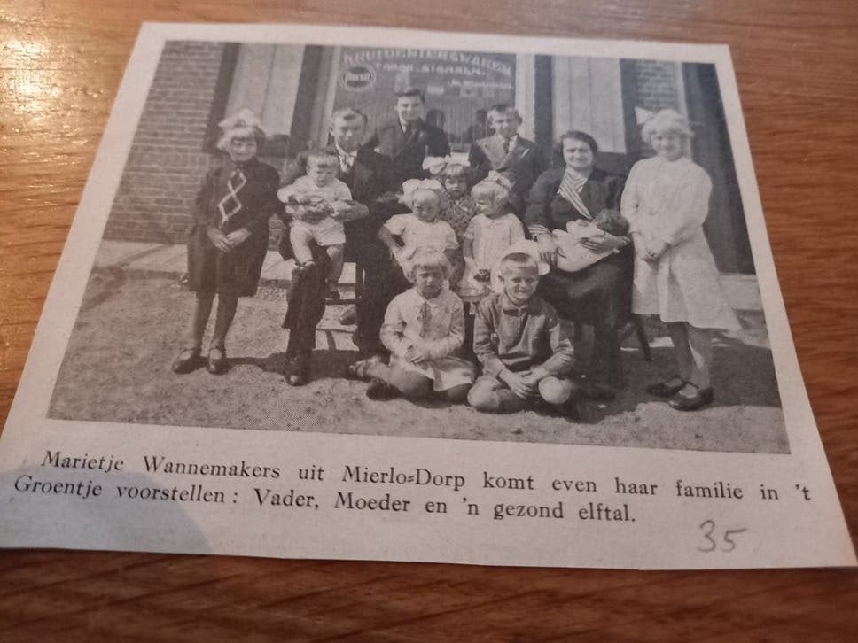 Mierlo, Ophalen of Verzenden, 1920 tot 1940, Knipsel(s)
