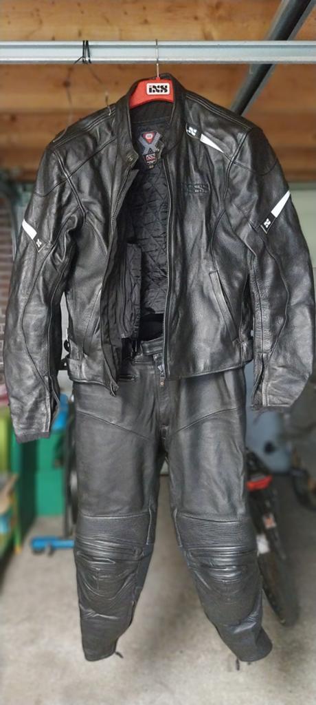 Heren leren motorpak - iXS - Zwart, Motoren, Kleding | Motorkleding, Ophalen of Verzenden, IXS, Tweedehands, Heren