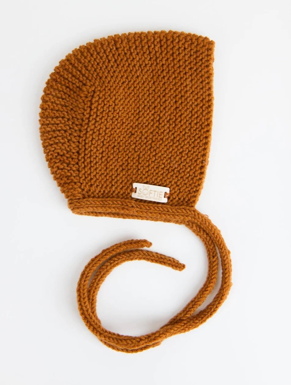 BONNET MUTSJE BRUIN | SOFTIE BABY MUSTHAVES (NIEUW), Maat 50, -, Jongetje of Meisje, -