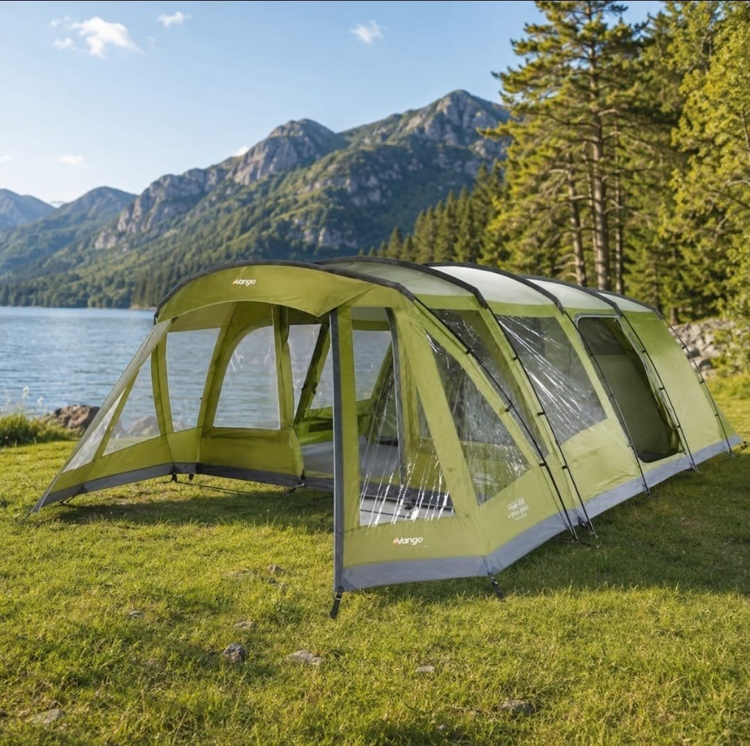 Vango Orava 600XL Herbal 2018 - Ruime gezinstent, Ophalen, Zo goed als nieuw, Meer dan 6