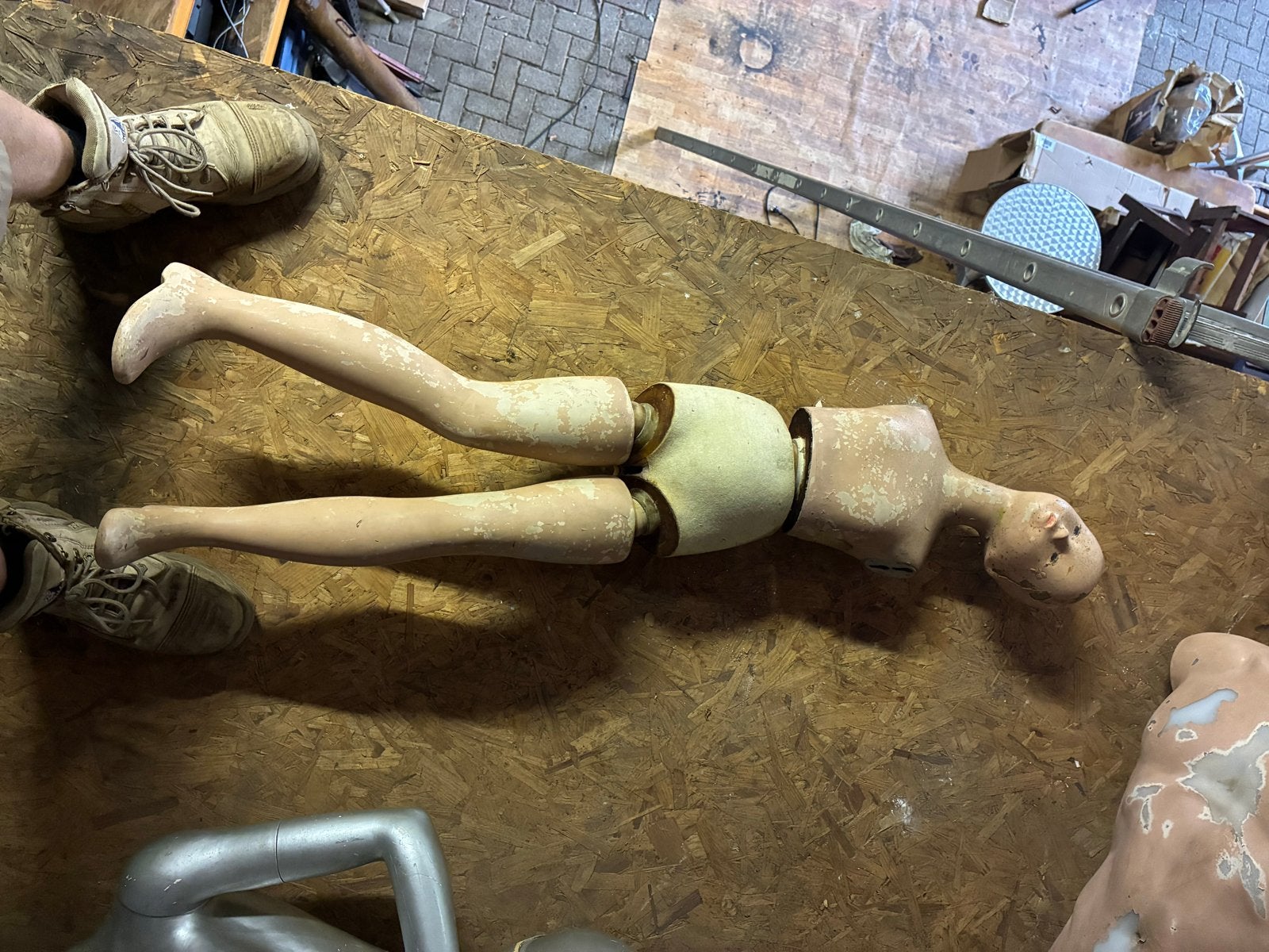 Vintage etalagepop (inclusief armen), Ophalen, Gebruikt, Overige typen