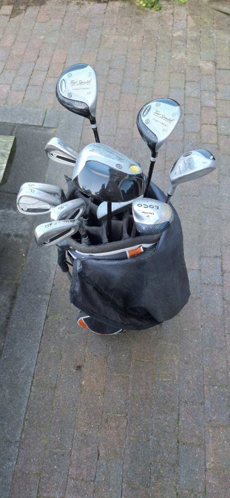 gebruikte golfset met gallaway tas, Sport en Fitness, Golf, Ophalen of Verzenden, Gebruikt, Set