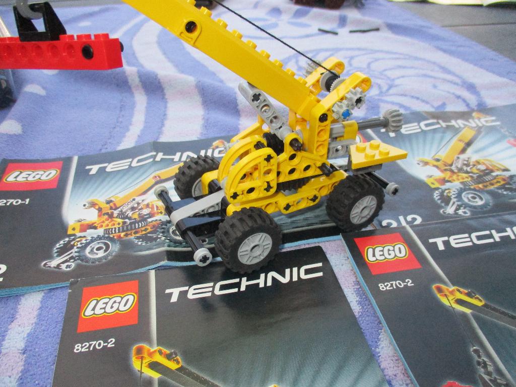 lego Set 8270 Kraan voor ruig terrein, Ophalen of Verzenden, Gebruikt, Complete set, Lego
