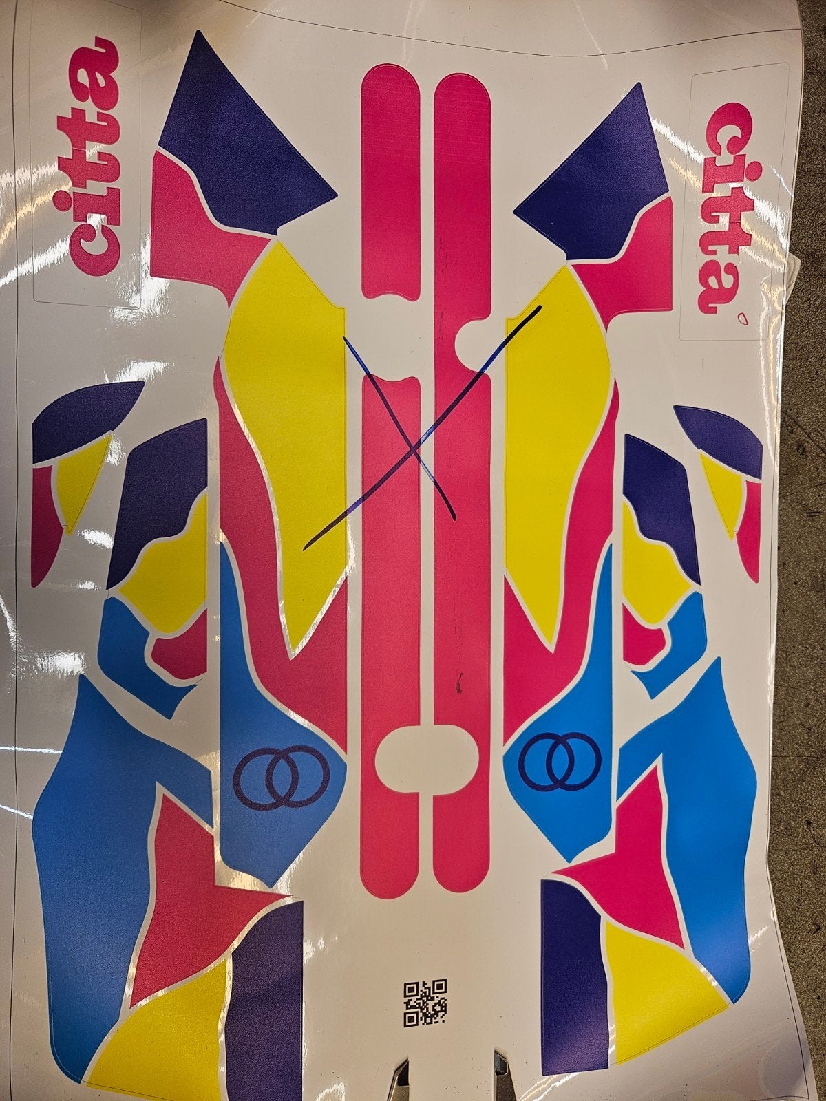 Gilera Citta Stickerset Funny Jaren 80/90., Fietsen en Brommers, Brommeronderdelen | Snorfietsen, Ophalen of Verzenden, Zo goed als nieuw
