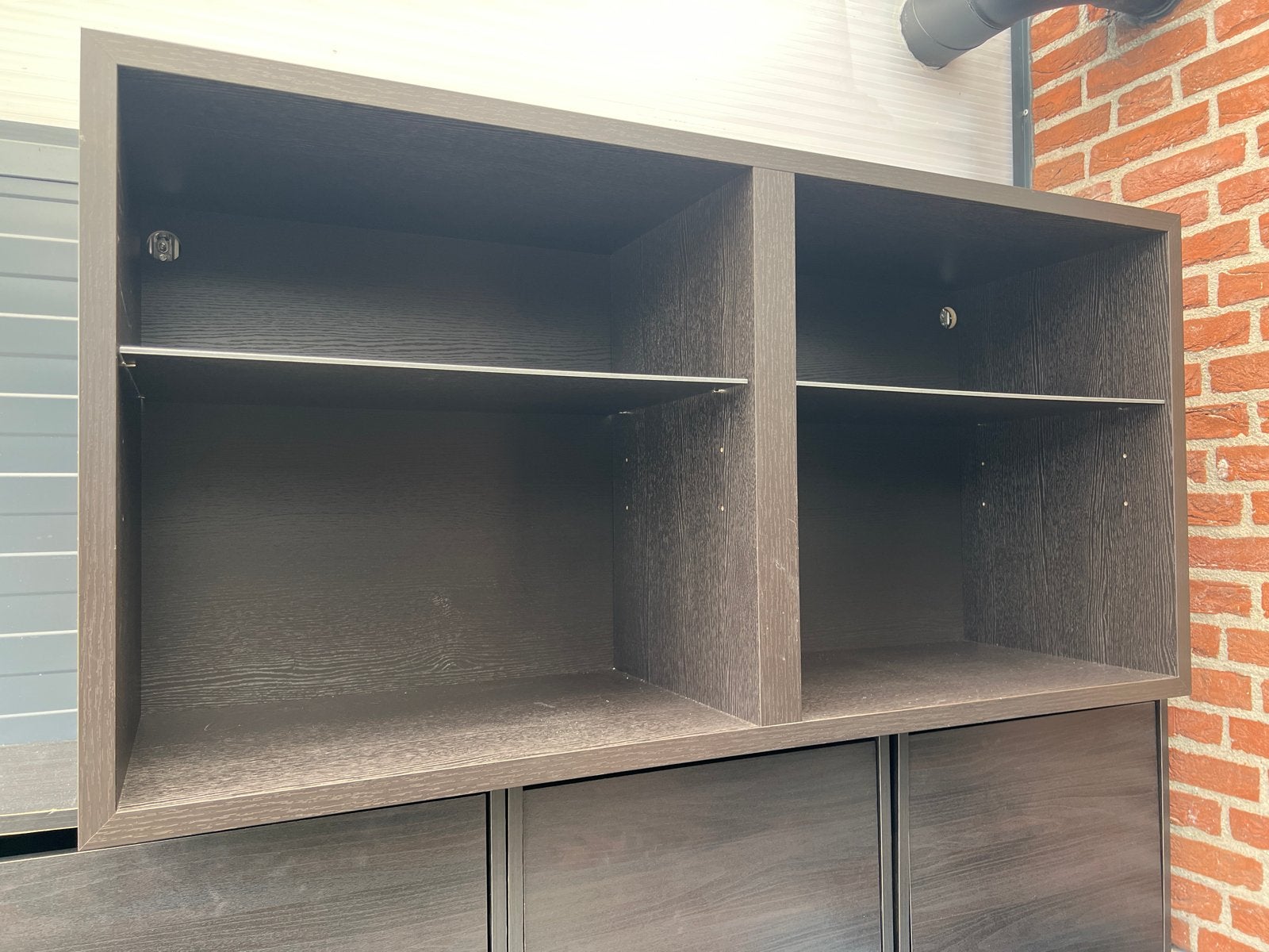 Natuzzi wandkast - Stijlvolle en functionele opberger, Met plank(en), Gebruikt, Ophalen of Verzenden, Minder dan 150 cm