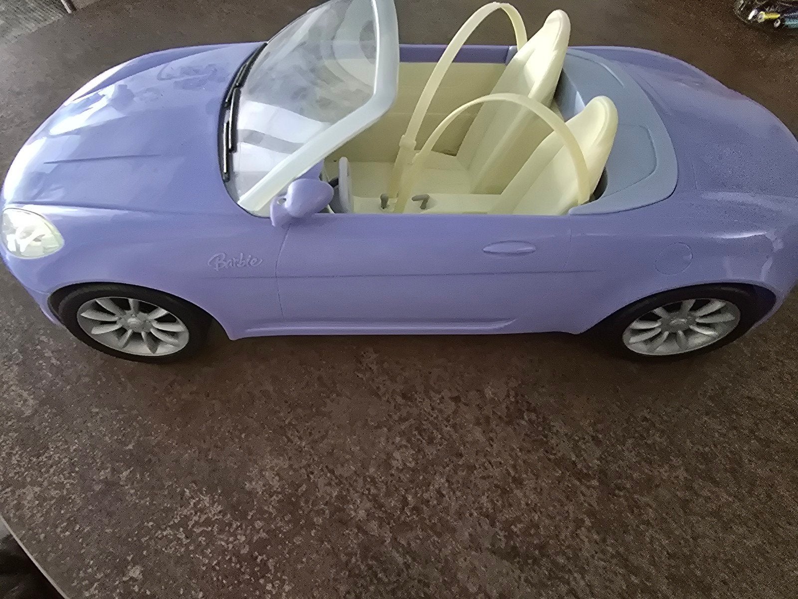 Barbie Cabrio Speelgoedauto Paars, Ophalen of Verzenden, Gebruikt