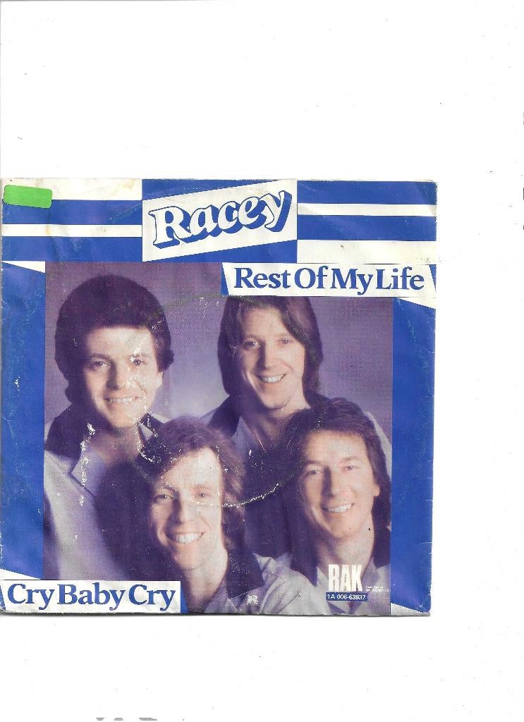 Single Racey - Rest of my life, Ophalen of Verzenden, Gebruikt, 7 inch, Dance