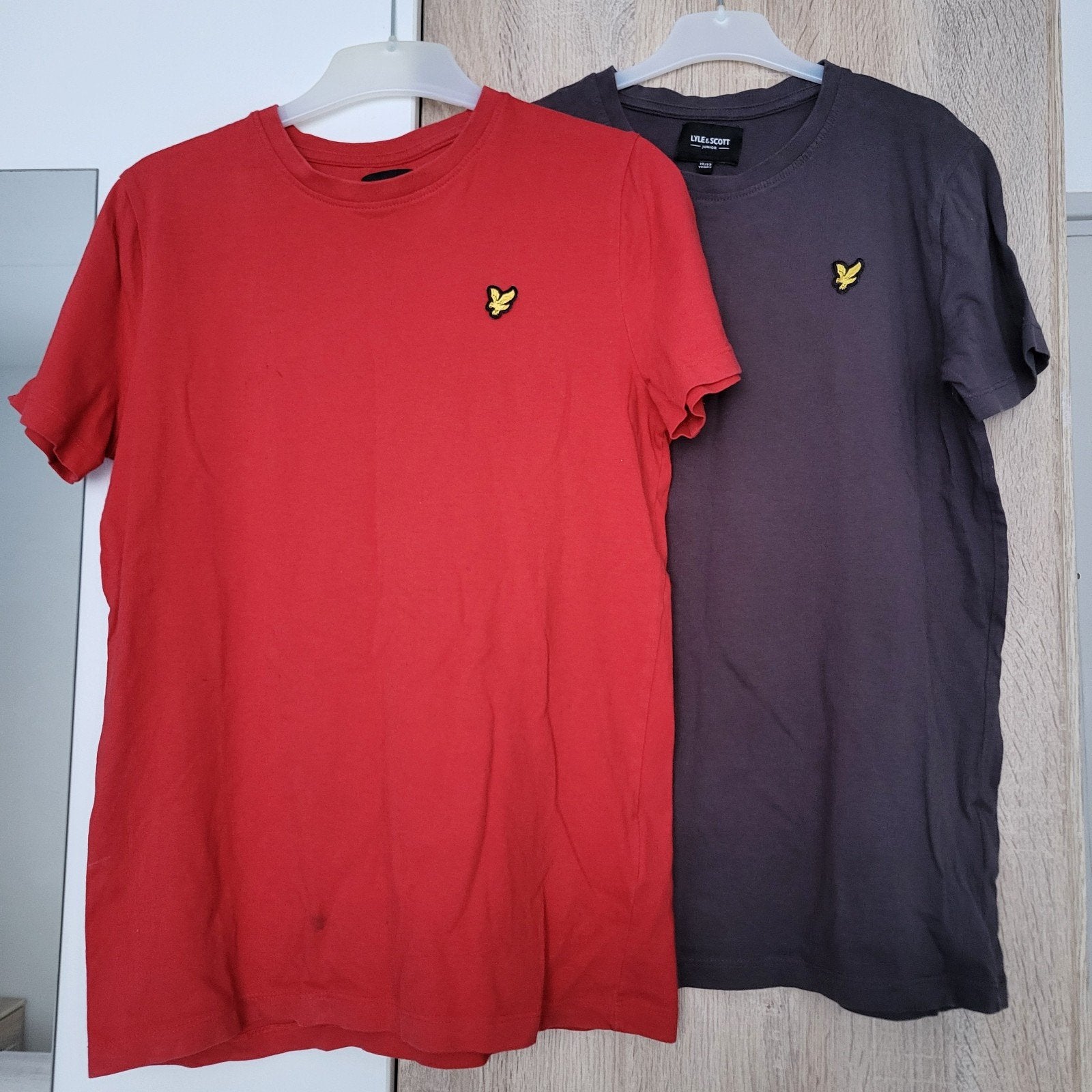 2x tshirt Lyle & Scott 12/13 jaar, Ophalen of Verzenden, Jongen, Shirt of Longsleeve