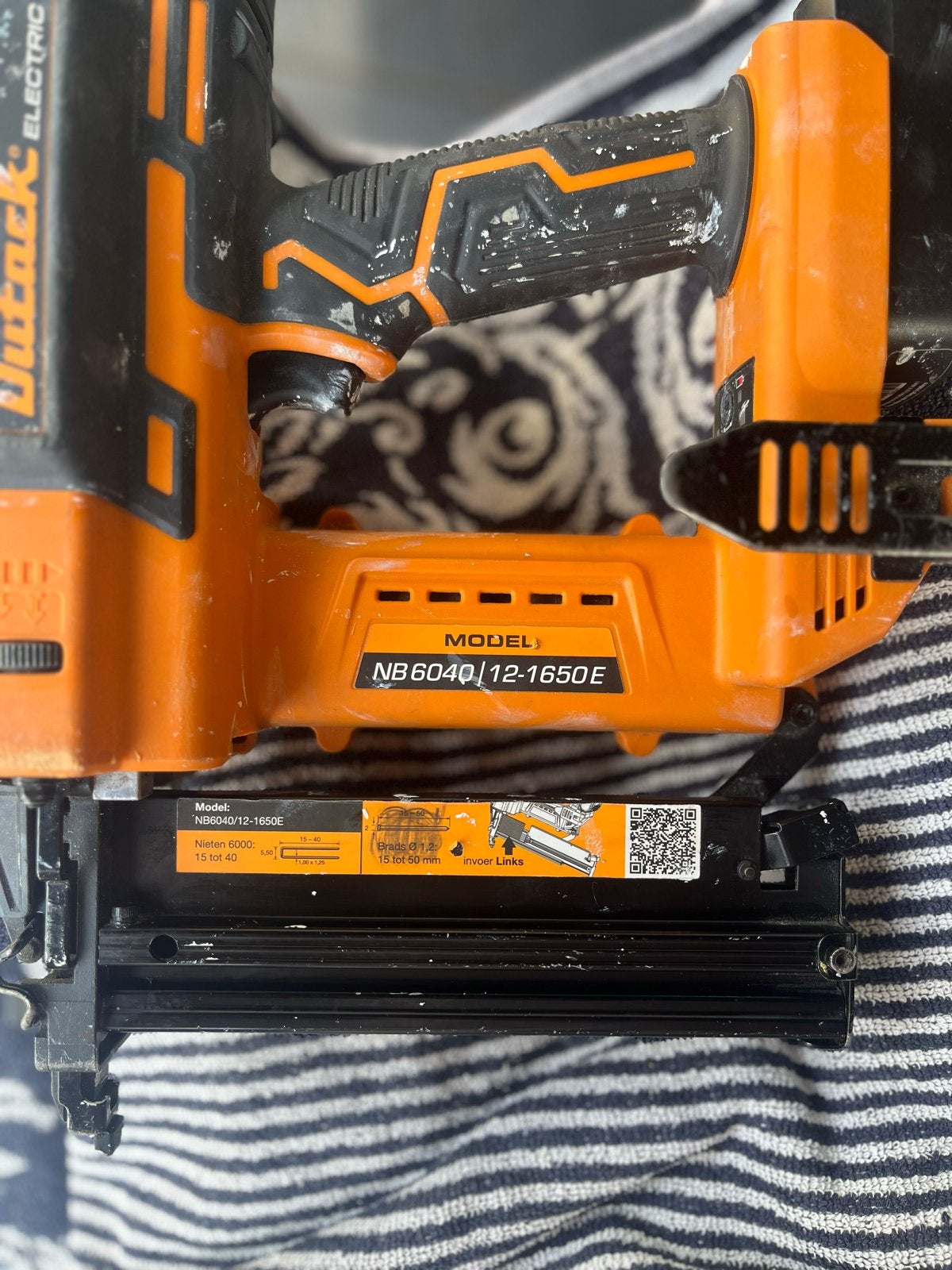 Dutack Electric NB6040 12-1650E Tacker/Nietmachine, Ophalen, Gebruikt, Tacker/nietmachine, Overige merken