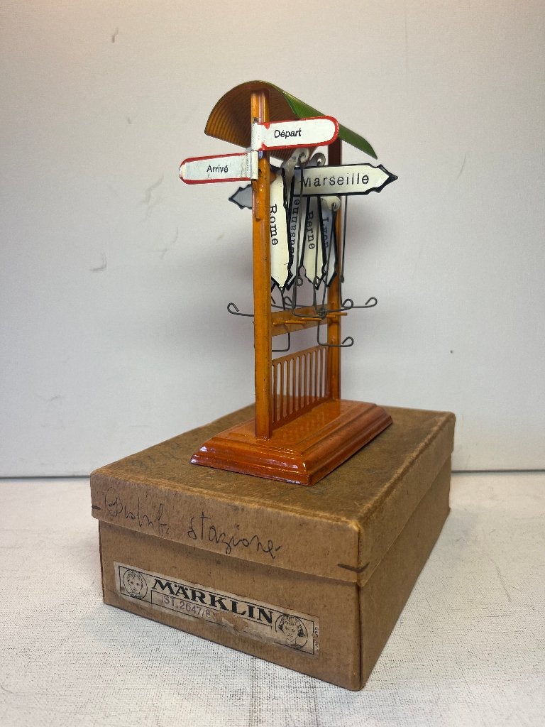 Märklin 2647/8 Franse Richtingaanwijzer met OVP. Spoor 0., Antiek en Kunst, Antiek | Speelgoed, Verzenden
