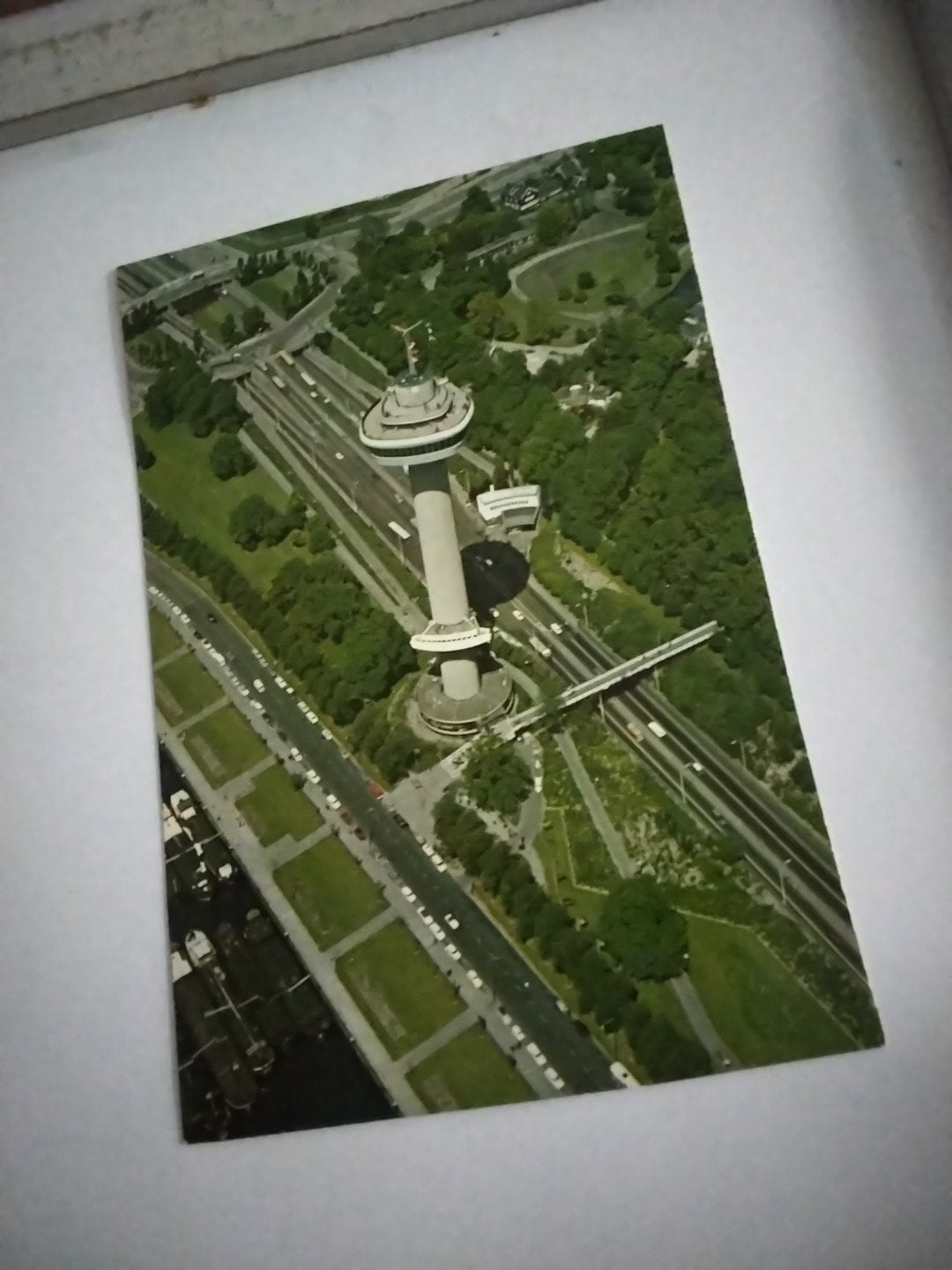 Oude ansichtkaart Euromast Rotterdam (1960-1980), Verzamelen, Ophalen of Verzenden, 1960 tot 1980, Gelopen, Zuid-Holland