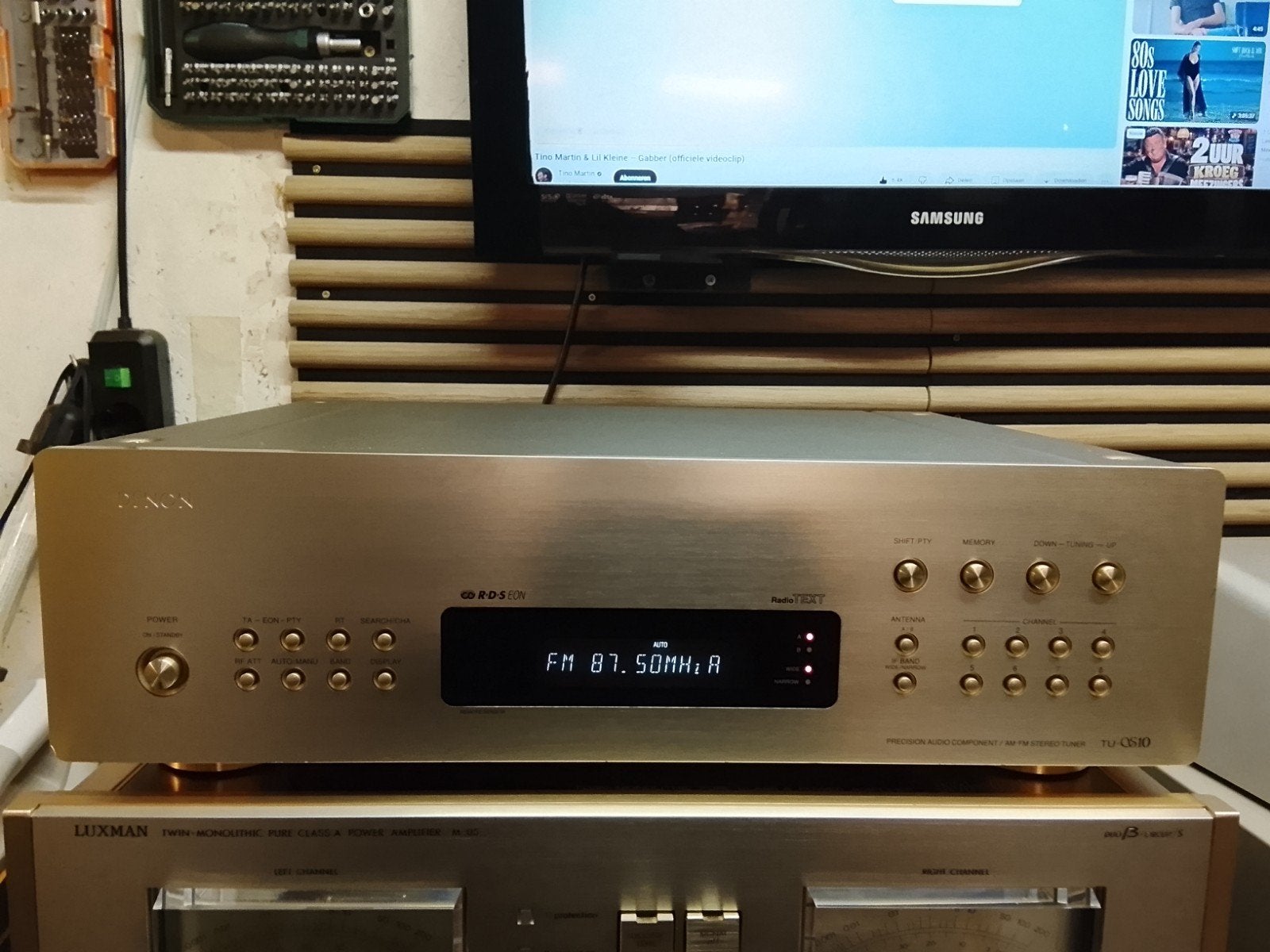 Denon TU-QS10 AM/FM Stereo Tuner, Ophalen of Verzenden, Zo goed als nieuw, Radio