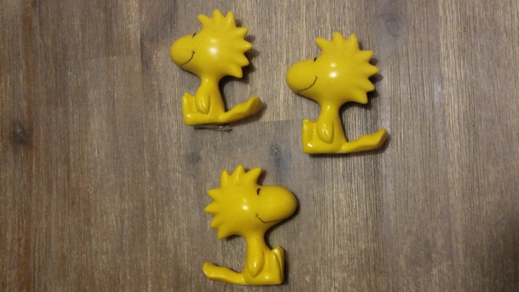 Snoopy Woodstock gele vogel bird Applause pvc figuur strip, Verzamelen, Stripfiguren, Verzenden, Snoopy, Zo goed als nieuw, Overige typen
