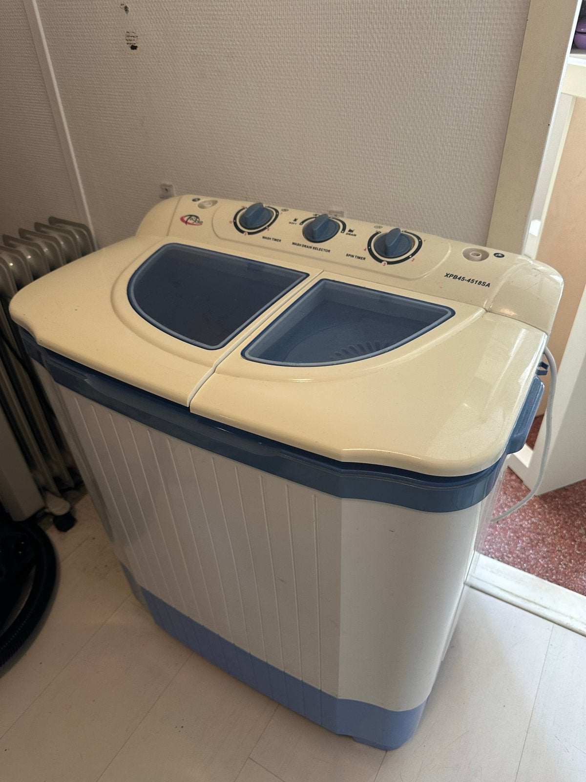 Compacte camping wasmachine - Goede staat, Witgoed en Apparatuur, Wasmachines, Minder dan 85 cm, Minder dan 4 kg, Bovenlader, Ophalen of Verzenden