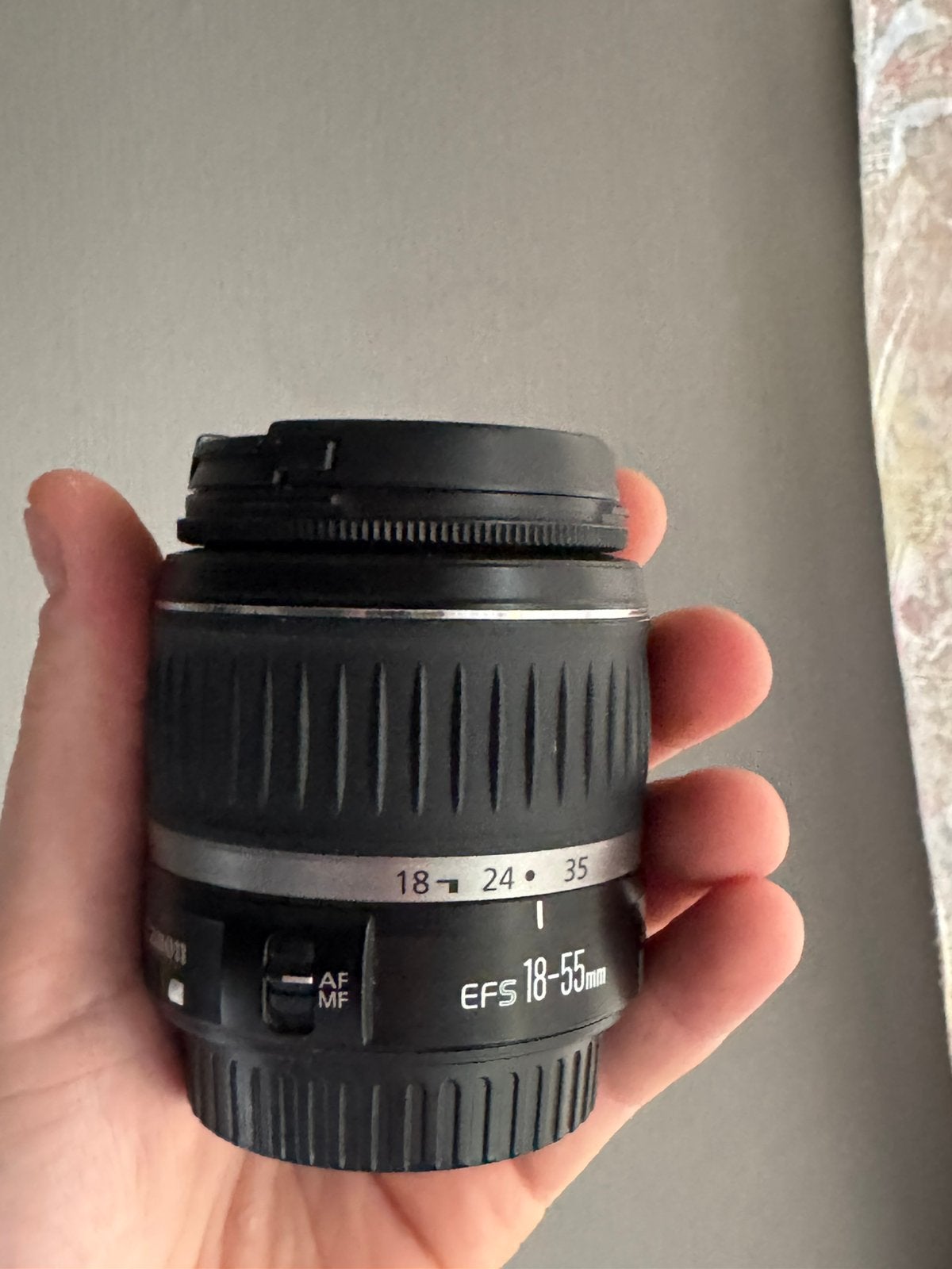 Canon EF-S 18-55mm II lens (lees), Audio, Tv en Foto, Ophalen, Canon, Zo goed als nieuw, Standaardlens