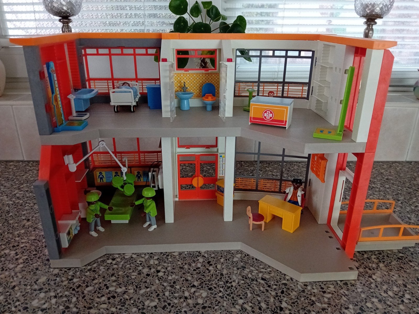 Playmobil Ziekenhuis, Kinderen en Baby's, Speelgoed | Playmobil, Ophalen, Gebruikt, 1.2.3, Gebouw