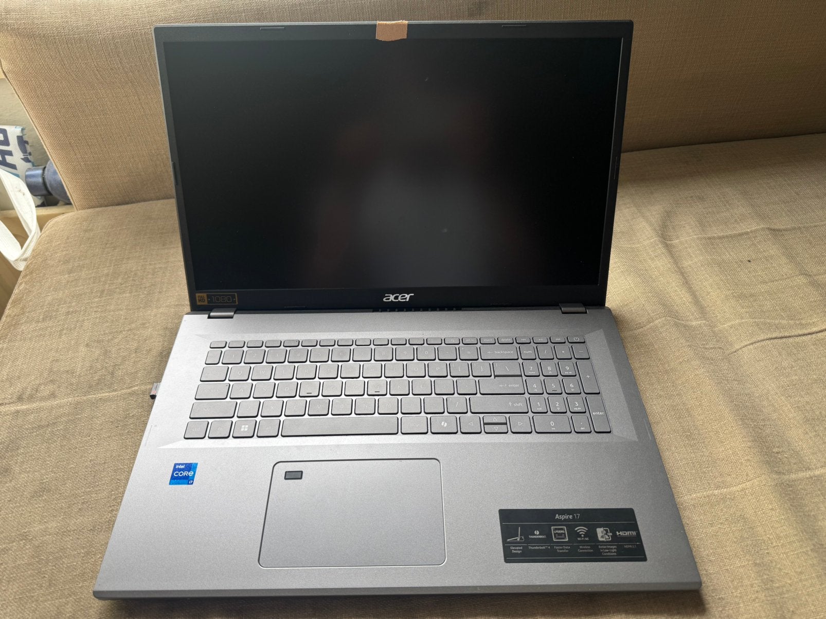 Acer Aspire 17, Computers en Software, Windows Laptops, Ophalen, Zo goed als nieuw, 17 inch of meer, 2 tot 3 Ghz