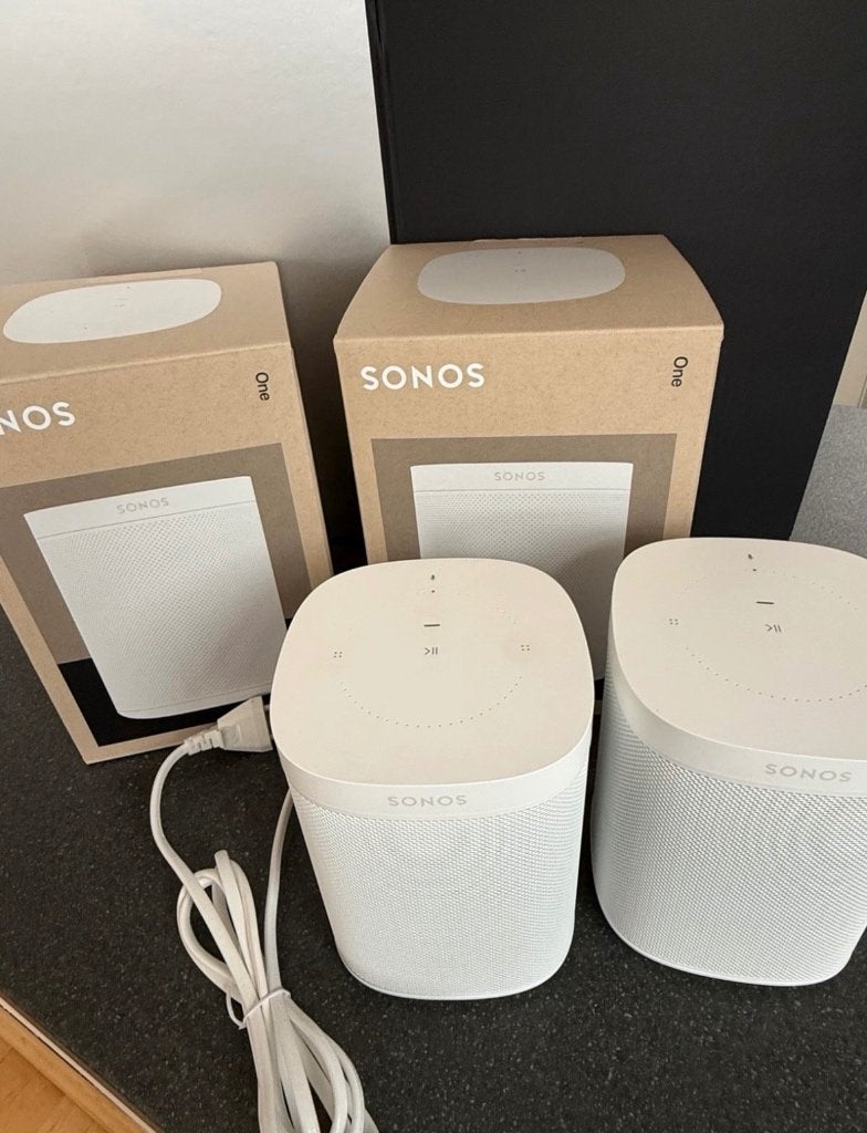 2x sonos One Gen 2 wit - Perfecte staat