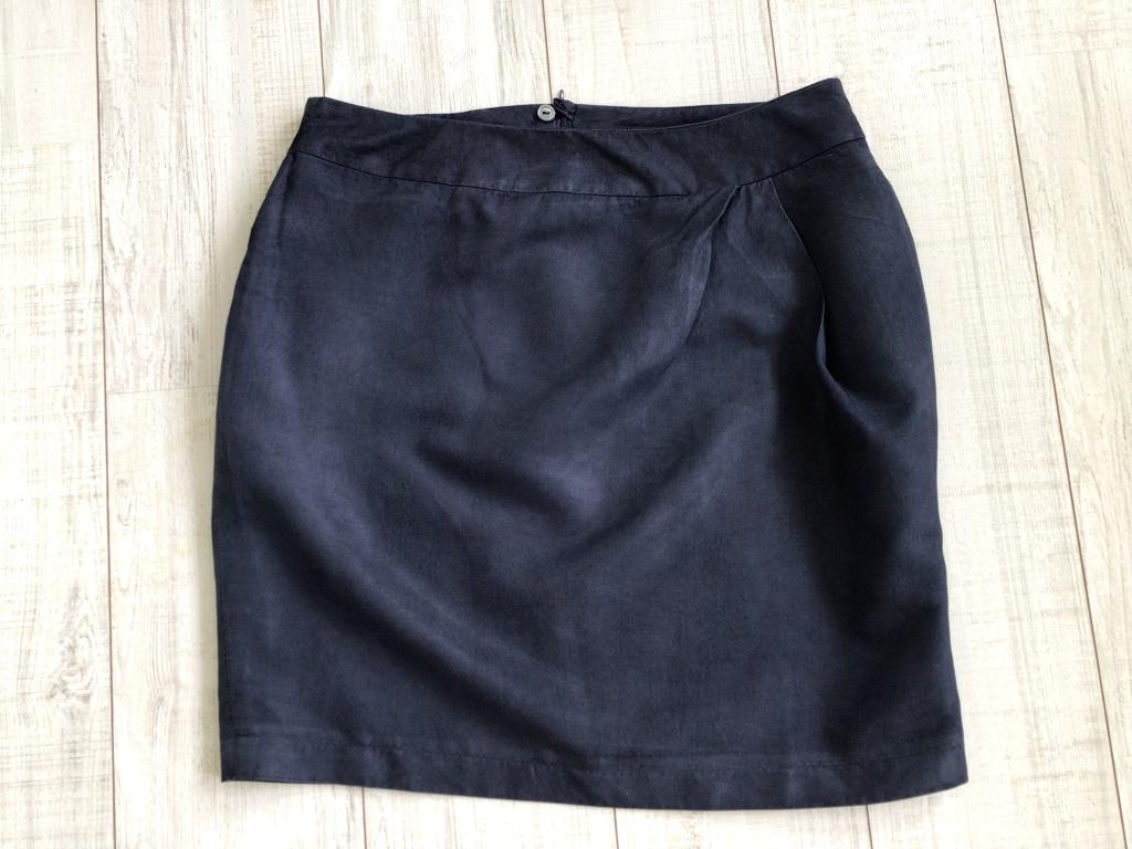 Van der Mark kort Rokje donkerblauw maat 44, Kleding | Dames, Blauw, Maat 42/44 (L), Ophalen of Verzenden, Gedragen