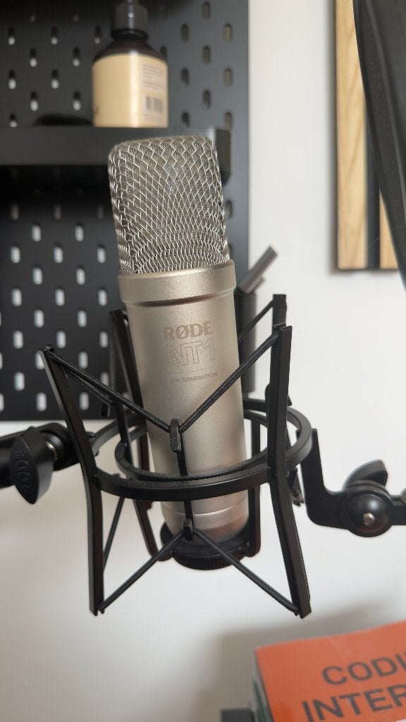 Rode NT1 5th Gen Silver microphone, Ophalen, Zo goed als nieuw, Studiomicrofoon