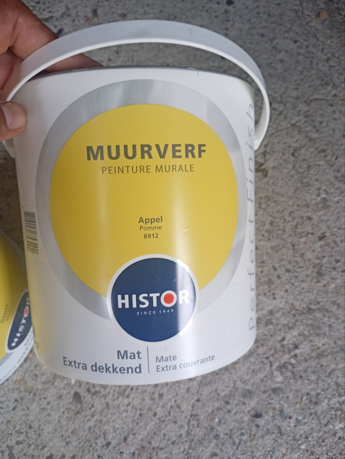 Muurverf Mat appel, Ophalen of Verzenden