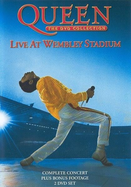 dubbel Rock D.V.D. (2003) QUEEN - Live at Wembley Stadium., Vanaf 12 jaar, Ophalen of Verzenden, Gebruikt, Muziek en Concerten