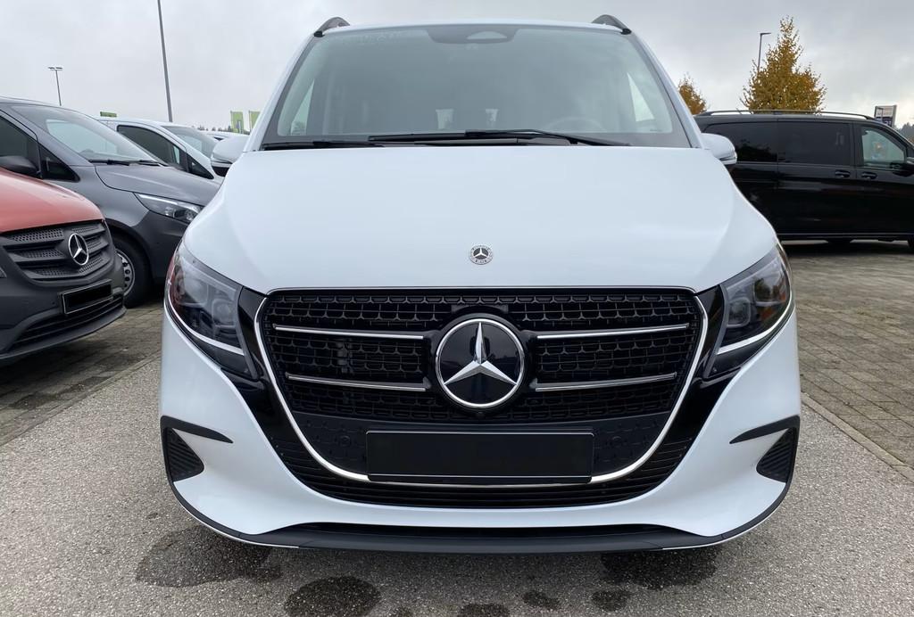 Mercedes-Benz V-Klasse 300 L2 Benzine Grijs Kenteken EL. Sch, Auto's, Bestelauto's, Automaat, 12 maanden, Gebruikt, Zwart