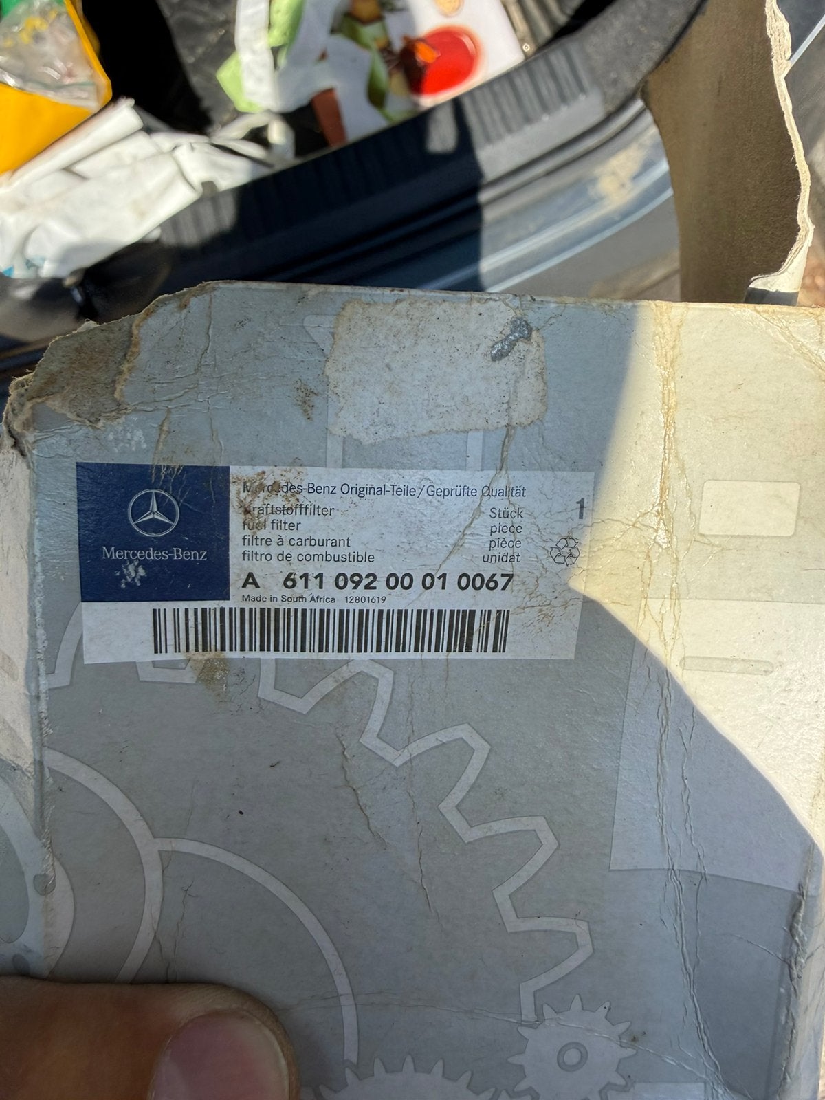 Mercedes brandstoffilter origineel  C klasse, Auto-onderdelen, Filters, Ophalen of Verzenden, Nieuw
