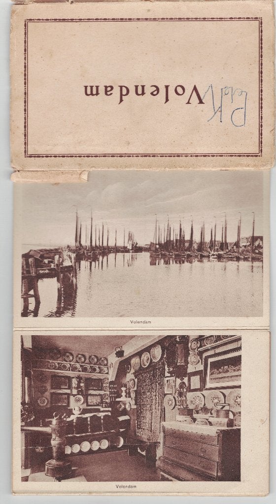 B26133 Volendam, klederdracht, Ophalen of Verzenden, 1940 tot 1960, Ongelopen, Noord-Holland