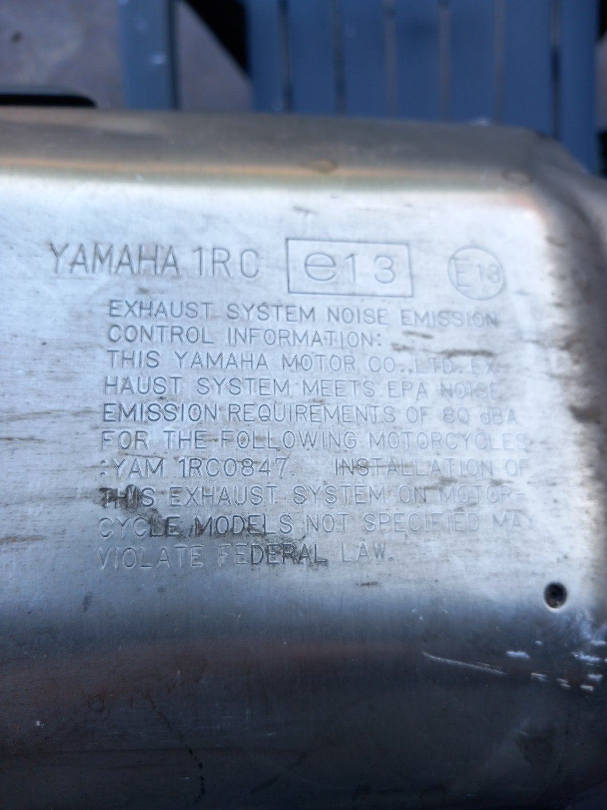 yamaha  uitlaat, Ophalen of Verzenden