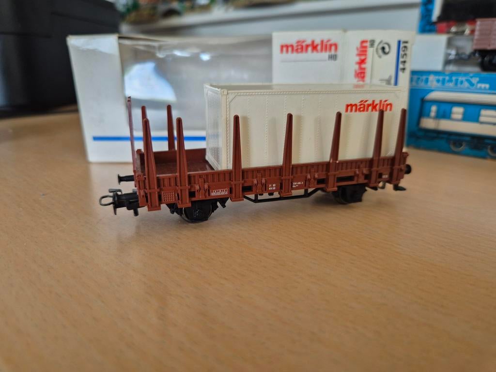 Märklin H0 44591 HOBBY Goederenwagon met lading, Wisselstroom, Ophalen of Verzenden, Märklin, Nieuw