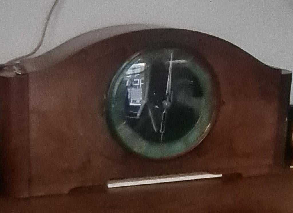 Antieke Pendule met Gong, Antiek en Kunst, Ophalen of Verzenden