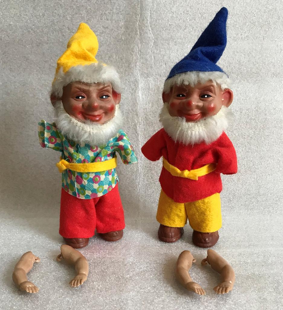 Oude Dwerg Kabouter 15 cm 1950, Ophalen of Verzenden, Gebruikt
