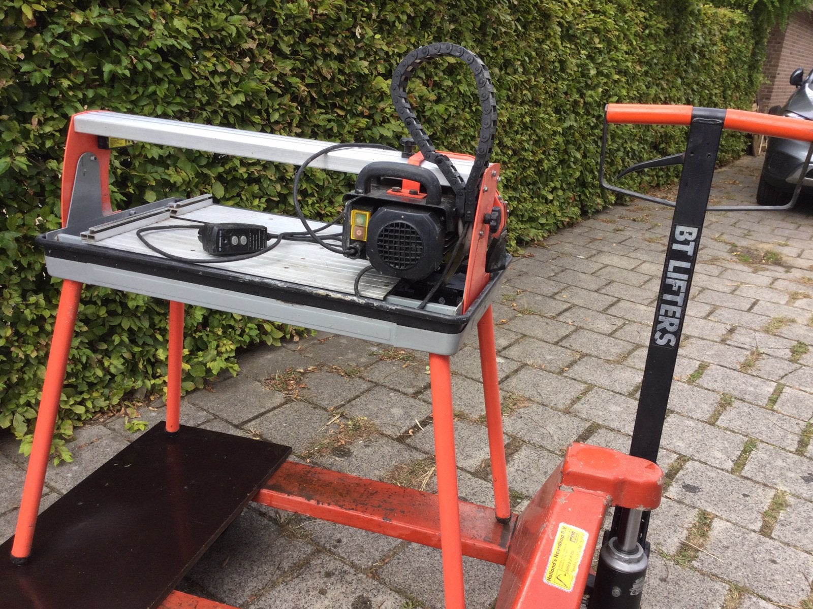 Tegelzaagmachine, Ophalen, Minder dan 30 mm, Overige typen, 600 tot 1200 watt