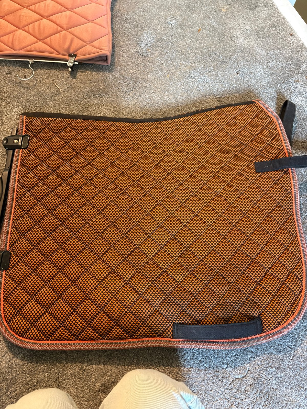 Oranje zwart dekje maat cob, Oranje, Gebruikt, Cob (M), Ophalen of Verzenden