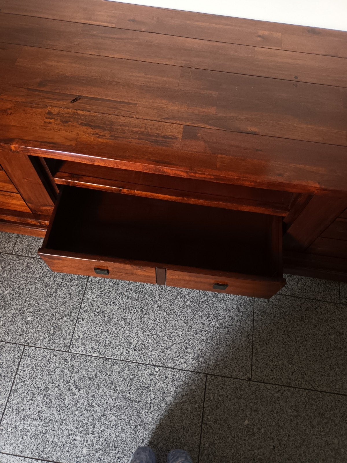 Tv. meubel mahonie, Huis en Inrichting, Ophalen, 25 tot 50 cm, Minder dan 100 cm