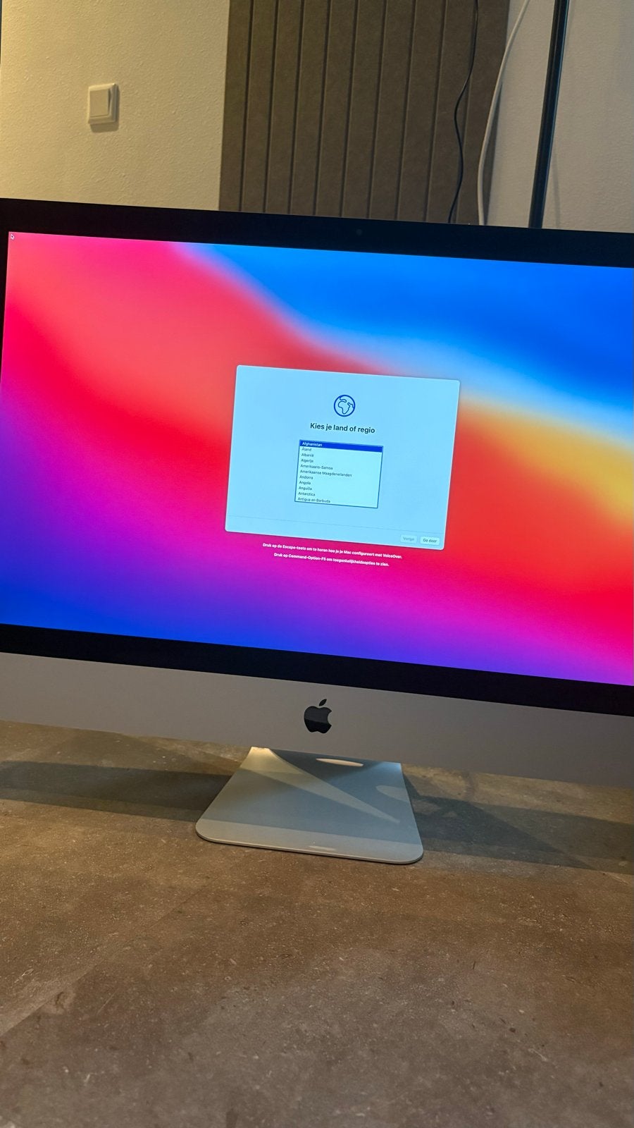 iMac 21.5 inch - Gebruikt met barst in scherm, Ophalen of Verzenden, Gebruikt, IMac