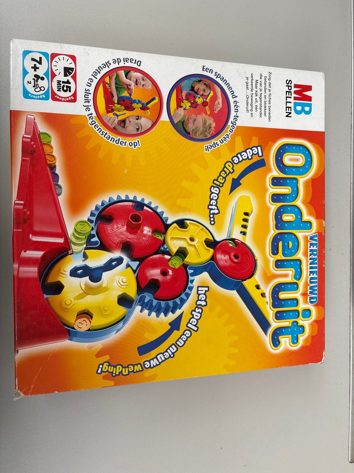 Onderuit! Bordspel van MB Spellen - Vernieuwd, Hobby en Vrije tijd, Drie of vier spelers, Ophalen, Gebruikt