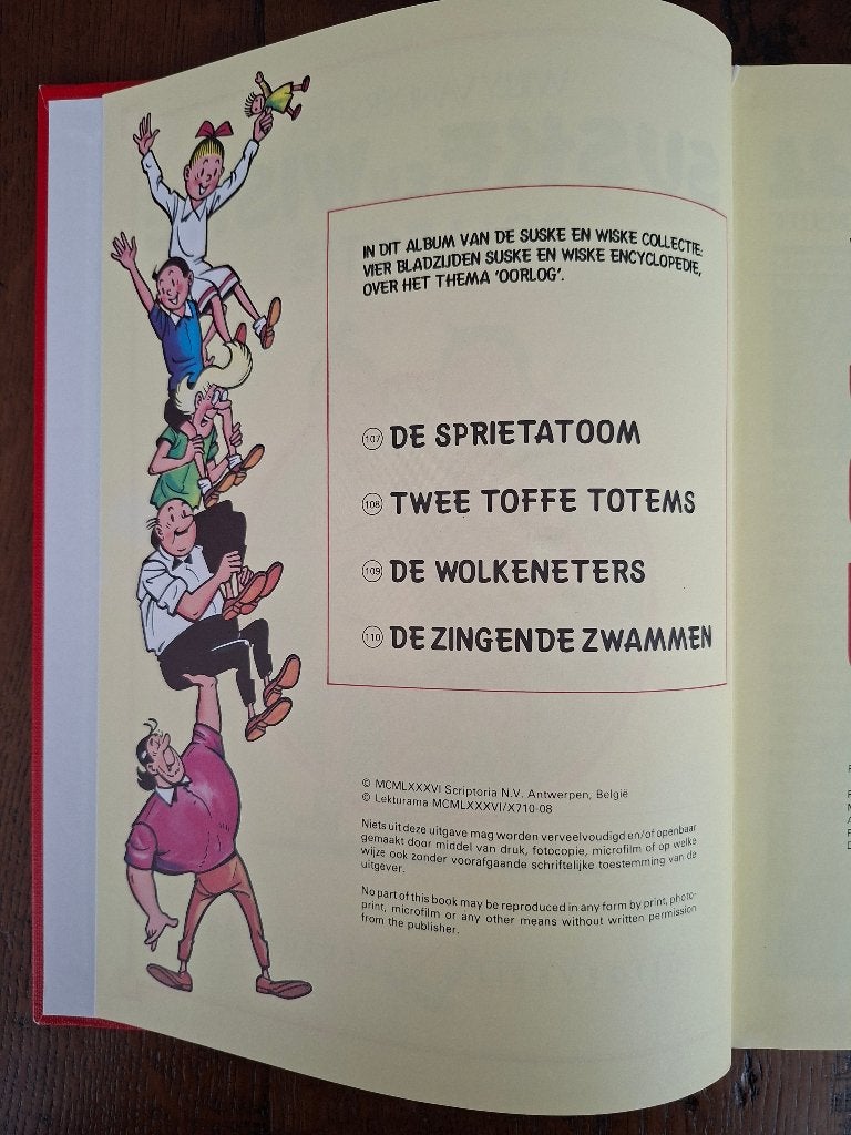 Suske en Wiske Collectie o.a. De Sprietatoom, De wolkeneters, Willy Vandersteen, Eén stripboek, Ophalen of Verzenden, Zo goed als nieuw