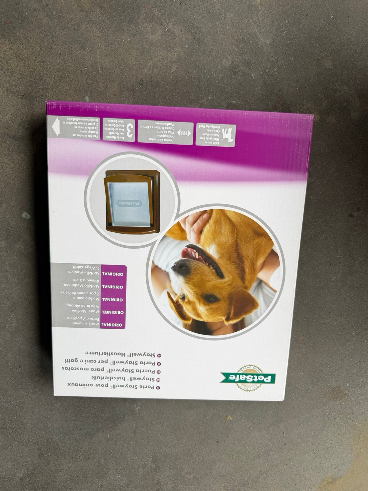 PetSafe Staywell Huisdierluik / Hondenluik (Medium) – Bruin, Dieren en Toebehoren, Ophalen of Verzenden, Nieuw